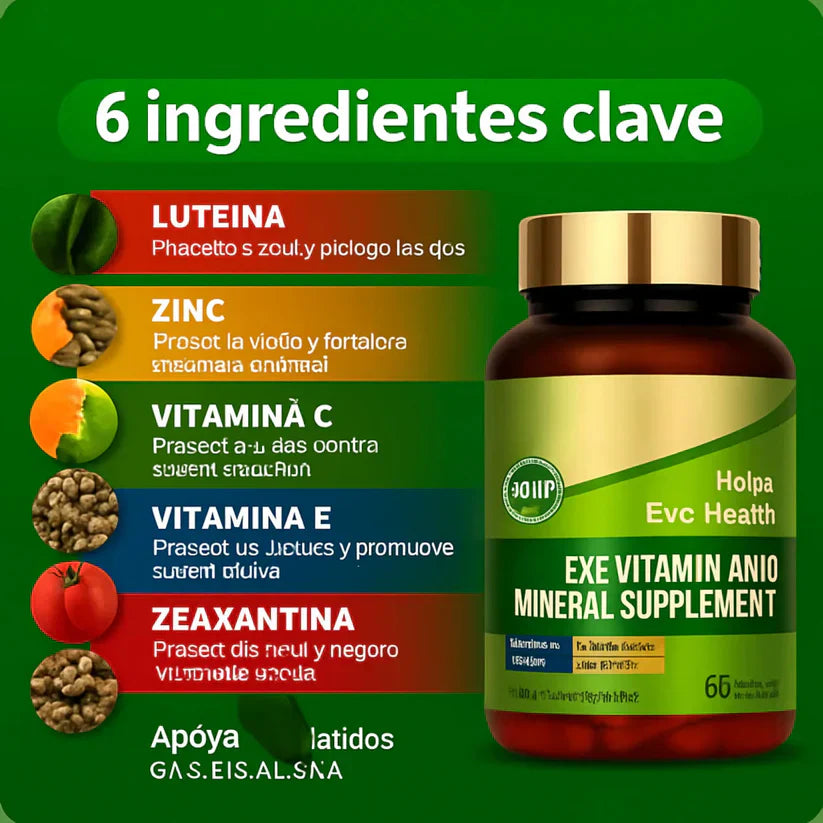 Zooone™ l Nutrición ocular para ver nítido y sin cansancio - 100% Natural