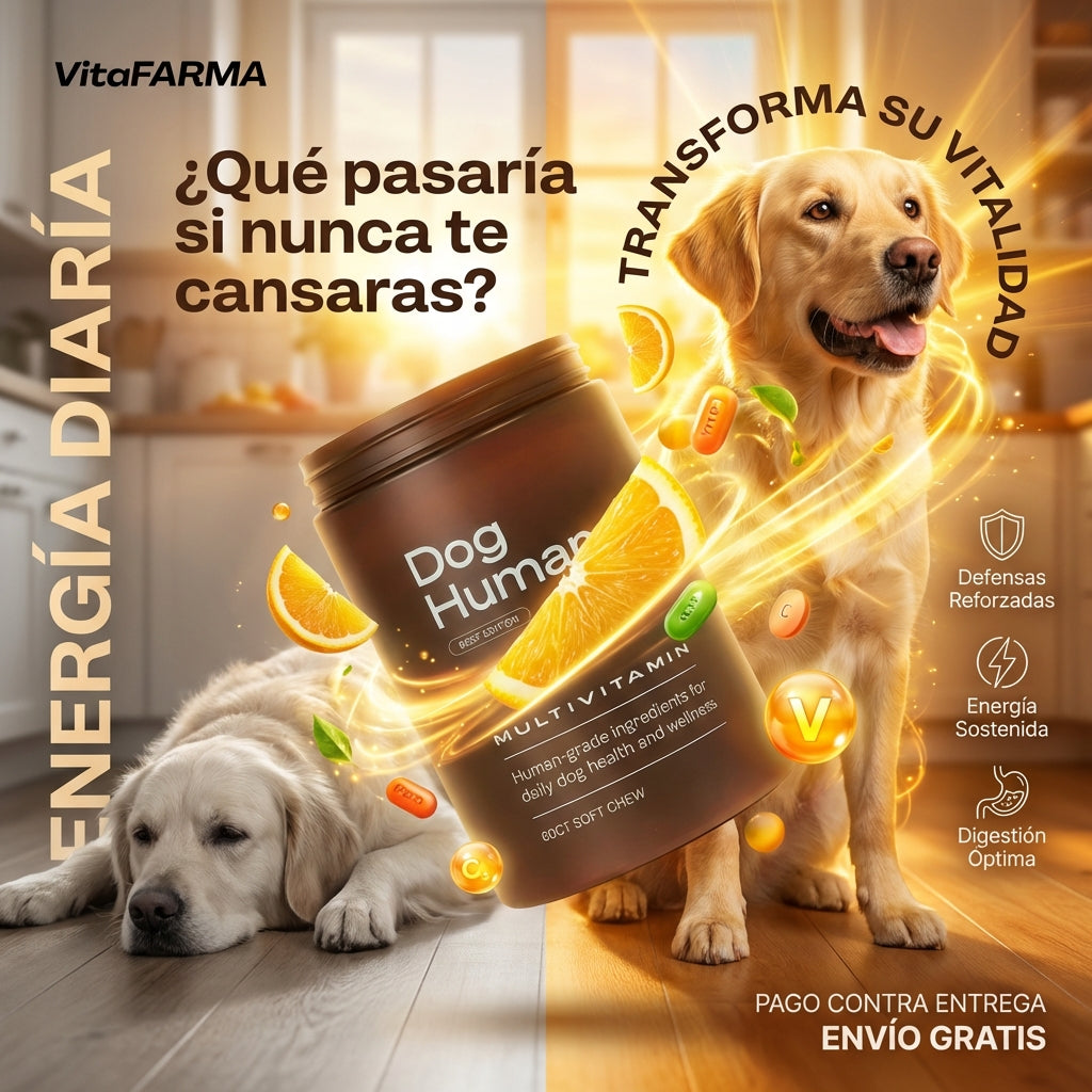 Dog Human 5 en 1 – Multivitamínico Diario para Perros