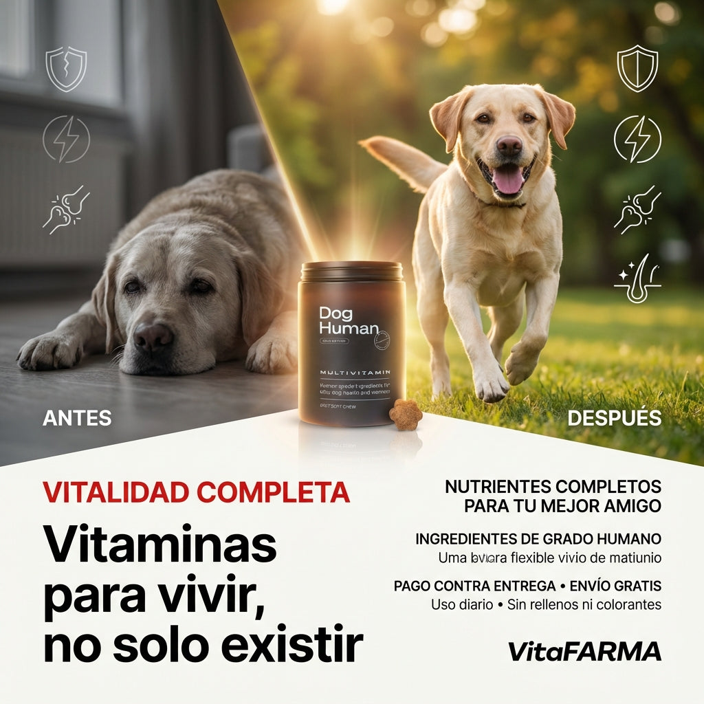 Dog Human 5 en 1 – Multivitamínico Diario para Perros
