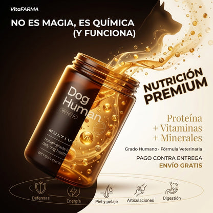 Dog Human 5 en 1 – Multivitamínico Diario para Perros