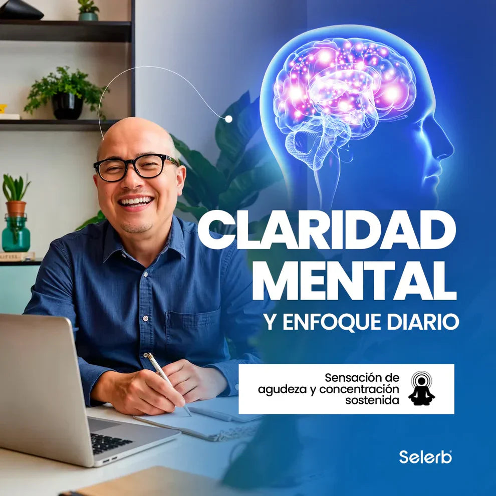Selerb NAD+ 60 cápsulas | Recupera tu potencia y energía en la cama, en 2 semanas. Contiene: NAD+, RESVERATROL, COQ10, L-ARGININA, L-CITRULINA, SAW PALMETTO.