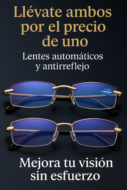 LENTES MULTIFOCALES 2 X 1 Las innovadoras gafas de vista de última generación con autoregulación de la graduación