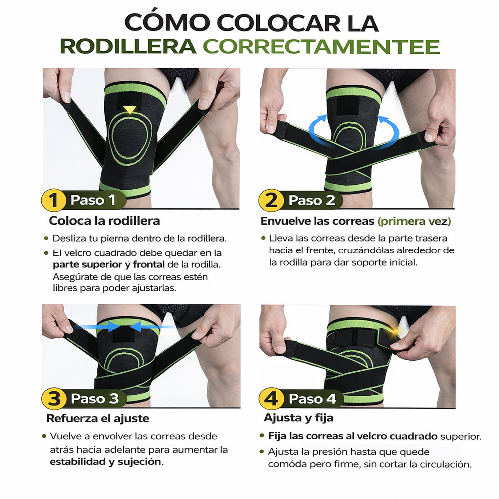 2x1 Rodillera de Compresión Deportiva Ajustable (Oferta Año Nuevo)
