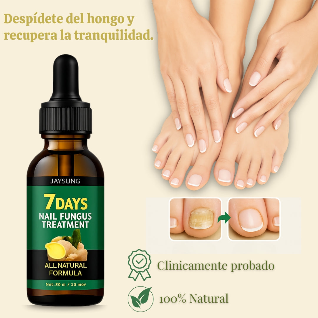 TRATAMIENTO ANTI HONGOS 7 DÍAS 100% NATURAL COMPRE 1 Y LLÉVATE 2 GRATIS