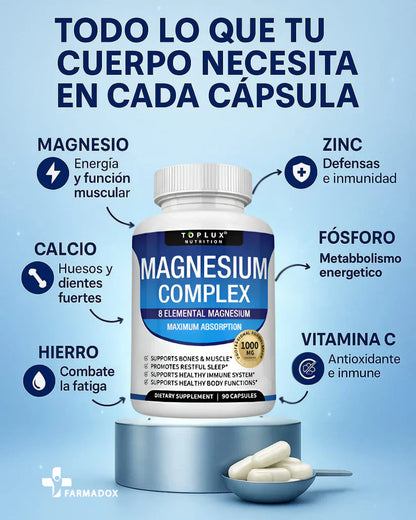 Magnesium Complex Energía, Sueño y Bienestar en SOLO DÍAS! 💙