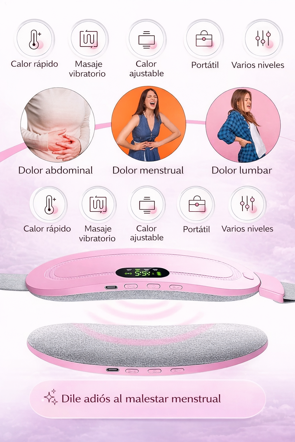 🌸 RELAXBELT™ - TU CICLO, SIN DOLOR