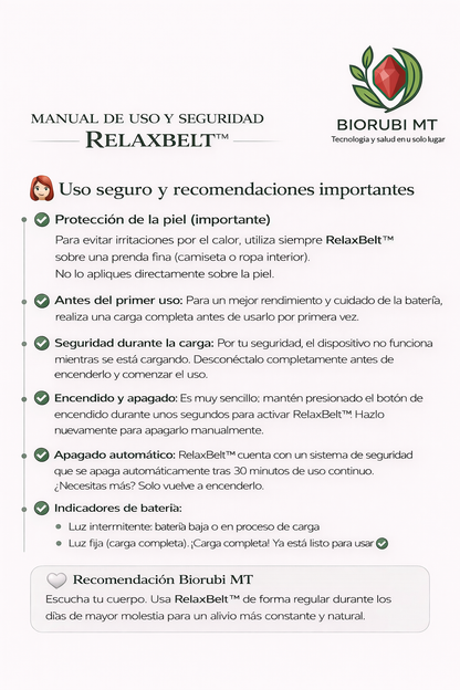 🌸 RELAXBELT™ - TU CICLO, SIN DOLOR