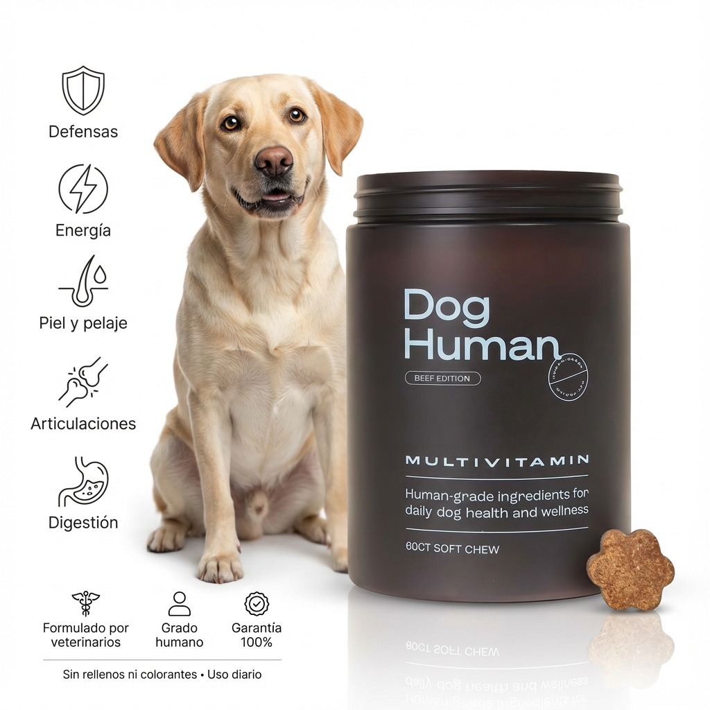 Dog Human 5 en 1 – Multivitamínico Diario para Perros
